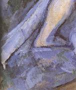 Paul Cezanne, Detail of  Portrait of bather